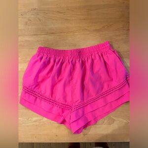Free People pink shorts. Size Large!